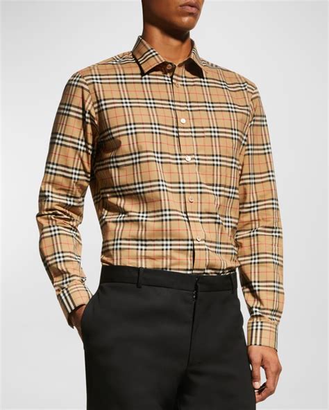 red burberry shirt|Burberry shirt size chart.